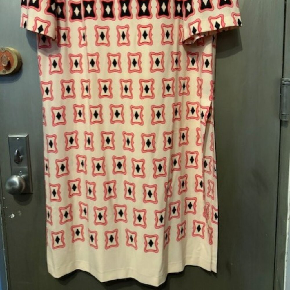 RETRO / BOHO 1970’sTUNIC GEOMETRIC DRESS - RARE - Picture 10 of 16
